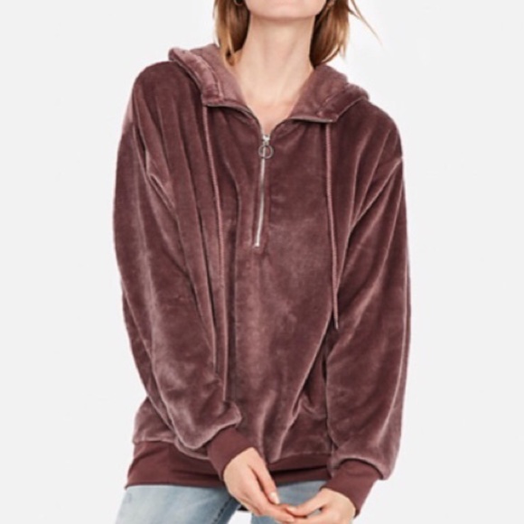 express velour sweatshirt